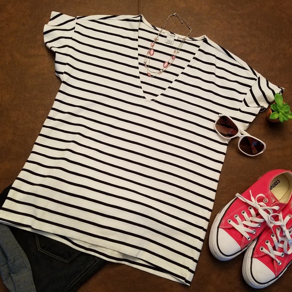 J. Crew Factory Tops - J. Crew Factory Flutter Sleeve Tee, FINAL PRICE